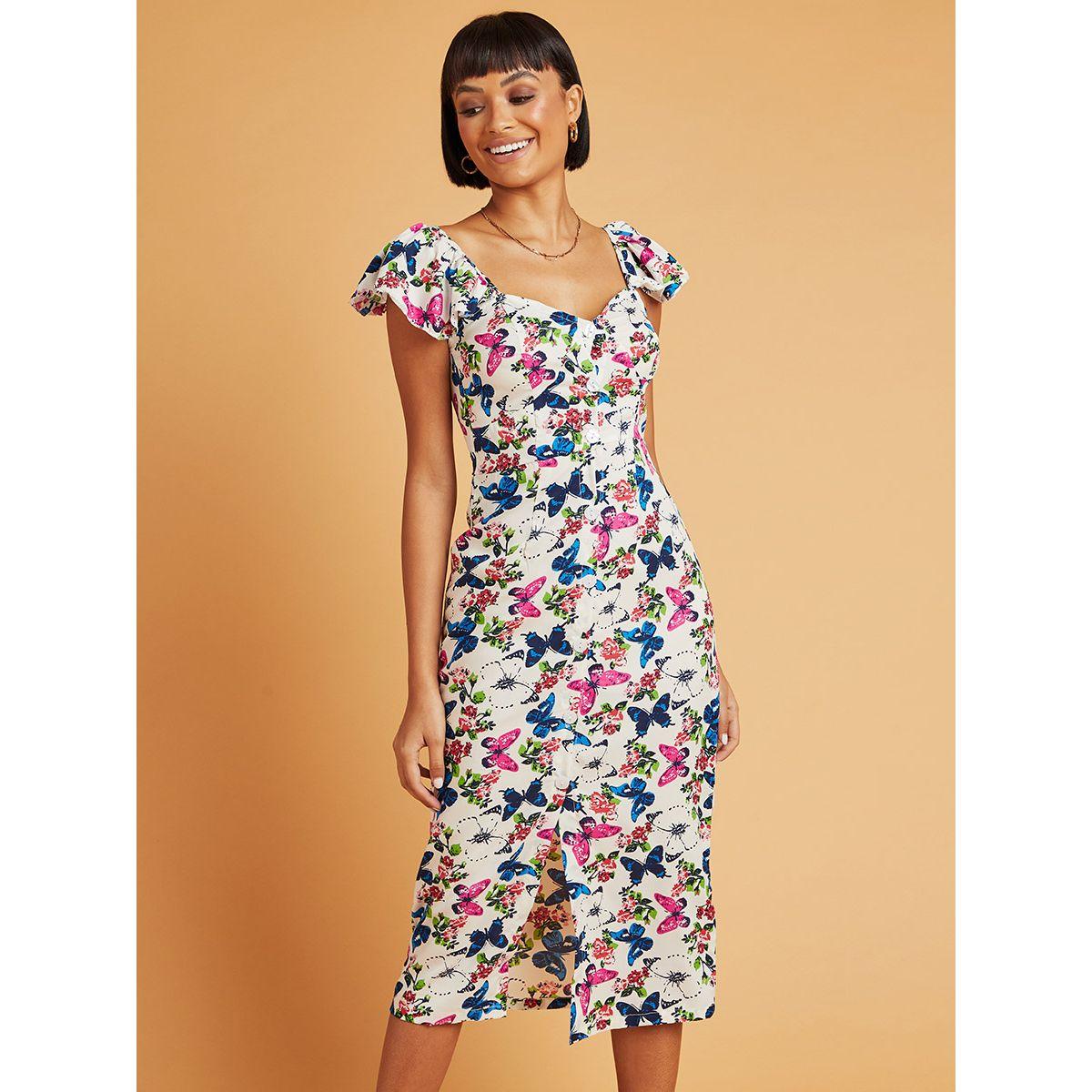 فستان ميدي بقصة بودي كون من ستايلي-women-clothing-dresses-image-1