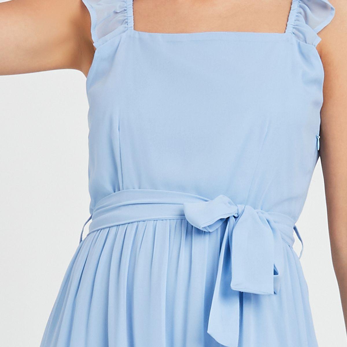 Styli Sleeveless Square Neck Tiered A-Line Maxi Dress-women-clothing-dresses-image-2