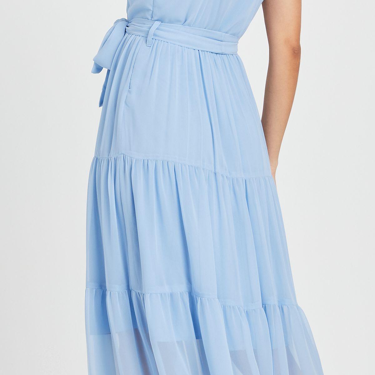 Styli Sleeveless Square Neck Tiered A-Line Maxi Dress-women-clothing-dresses-image-4
