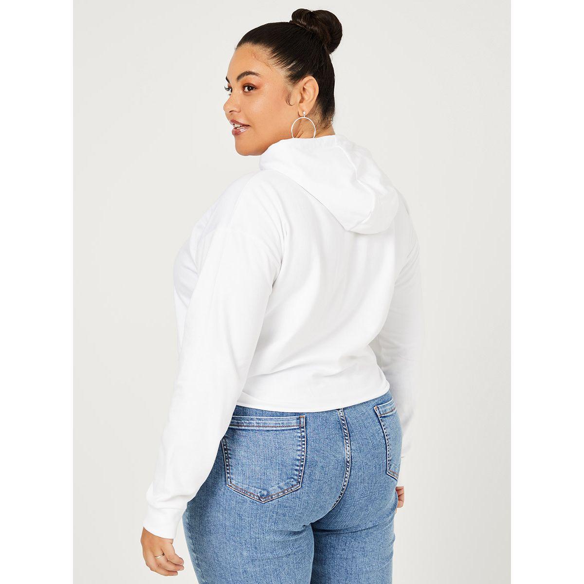 Styli Plus Long Sleeves Raw Hem Crop Hoodie-women-winterwear-hoodiesandsweatshirts-hoodies-image-3