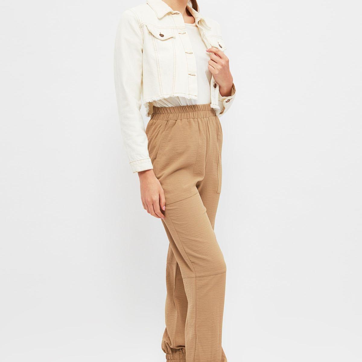 Trendyol Side Pocket Detail Elastic Waist Woven Pants-women-clothing-bottoms-trousers-image-6