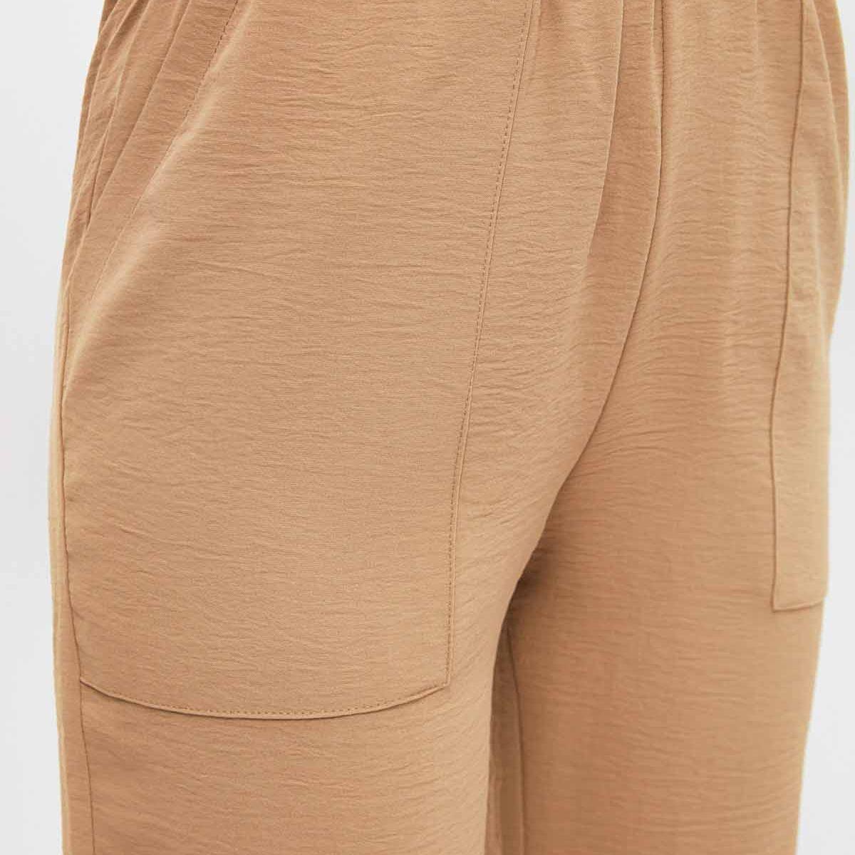 Trendyol Side Pocket Detail Elastic Waist Woven Pants-women-clothing-bottoms-trousers-image-7