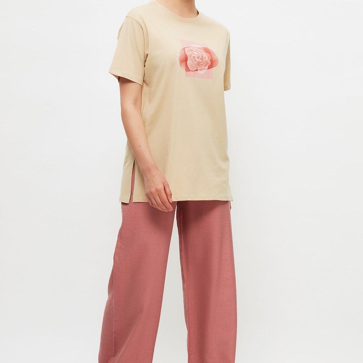 Trendyol Elastic Waist Wide Leg Woven Pants-women-clothing-bottoms-trousers-image-4