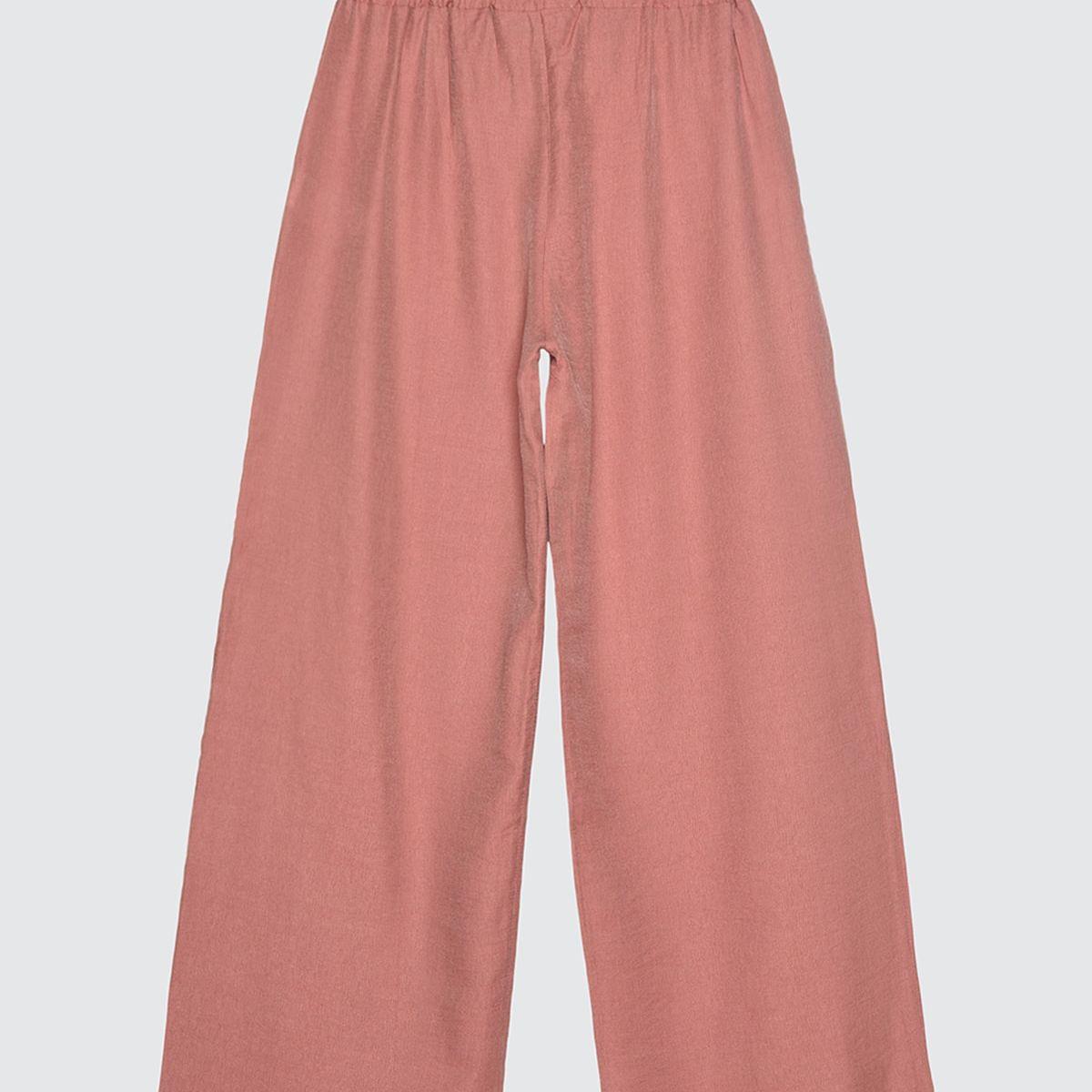 Trendyol Elastic Waist Wide Leg Woven Pants-women-clothing-bottoms-trousers-image-7