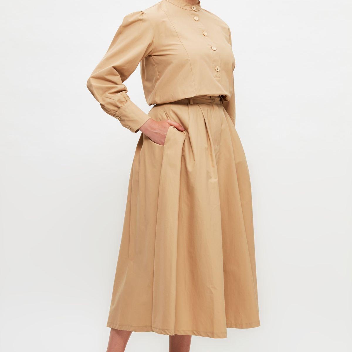تنورة ميدي بجيوب جانبية-women-clothing-bottoms-skirts-image-3