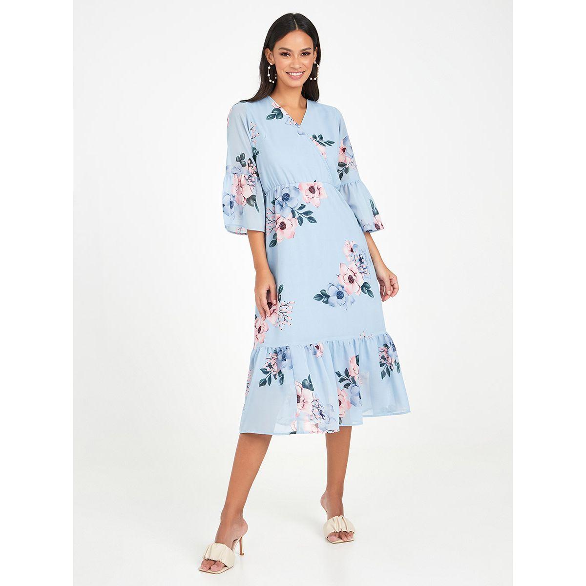 فستان ميدي باكمام طويلة من ريد تايب-women-clothing-dresses-image-1