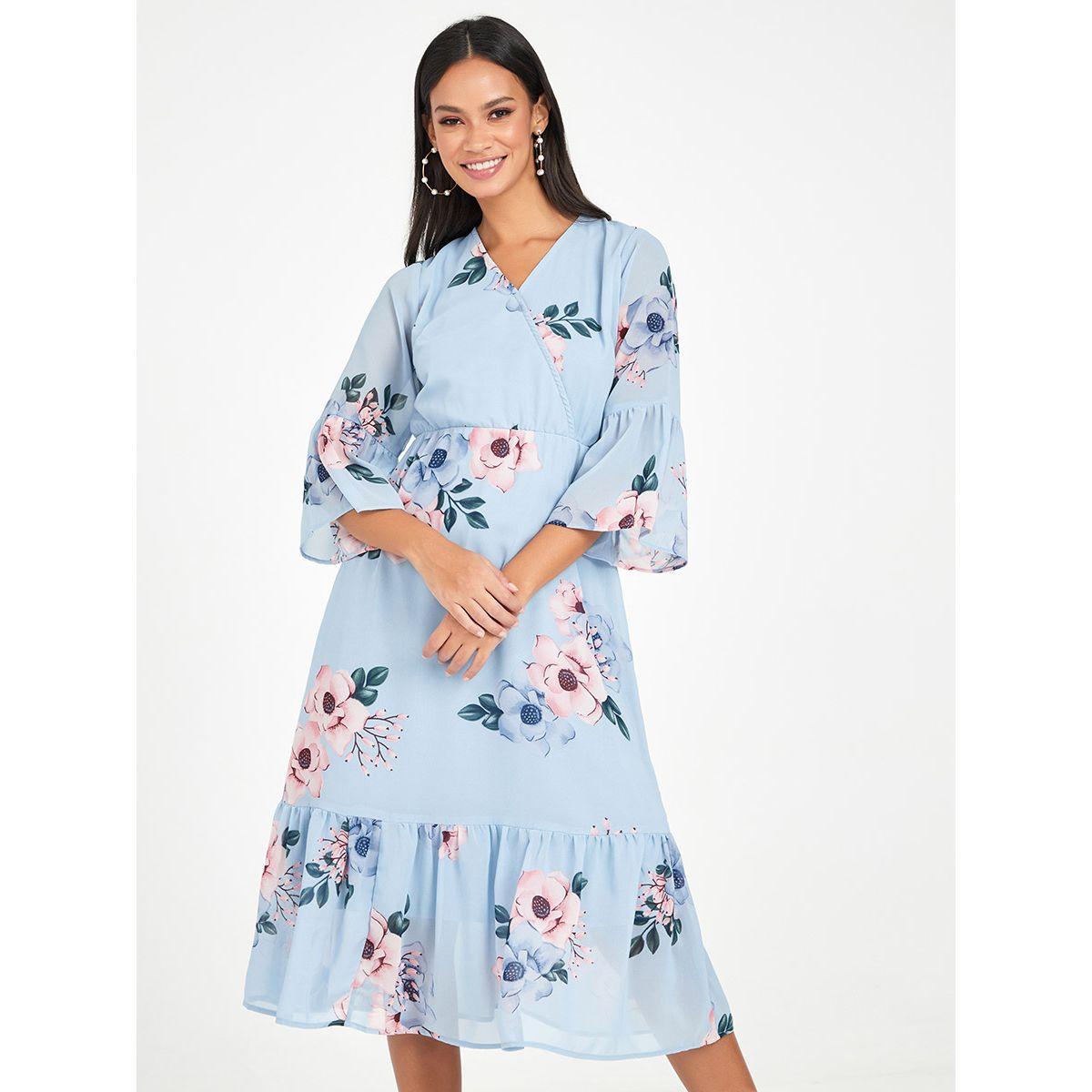 فستان ميدي باكمام طويلة من ريد تايب-women-clothing-dresses-image-2