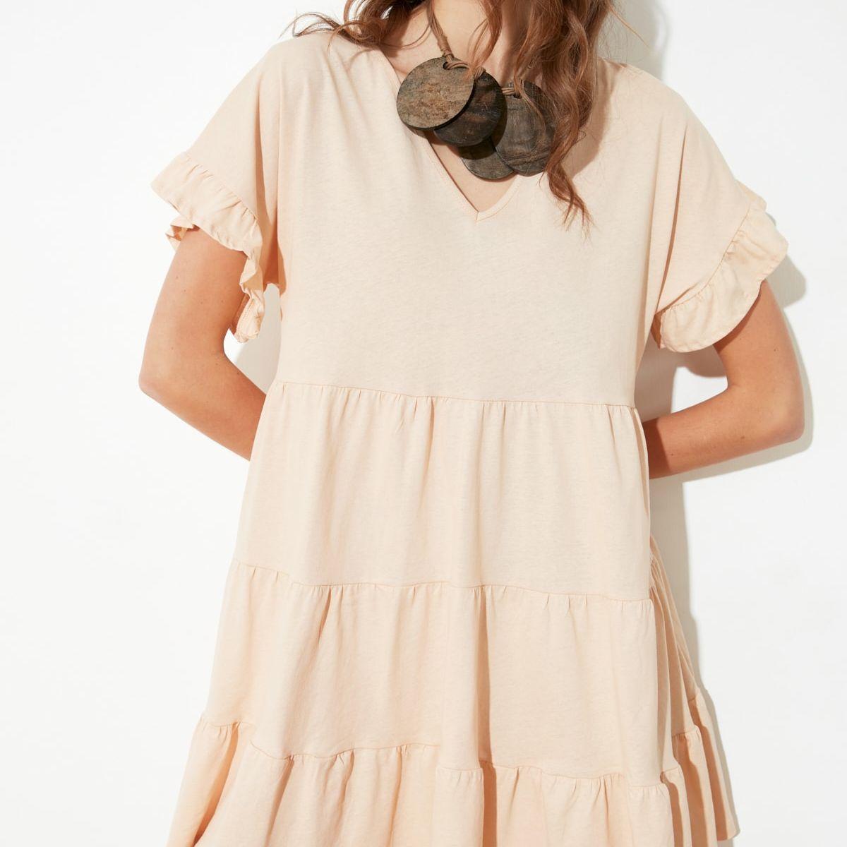فستان قصير باكمام قصيرة-women-clothing-dresses-image-2