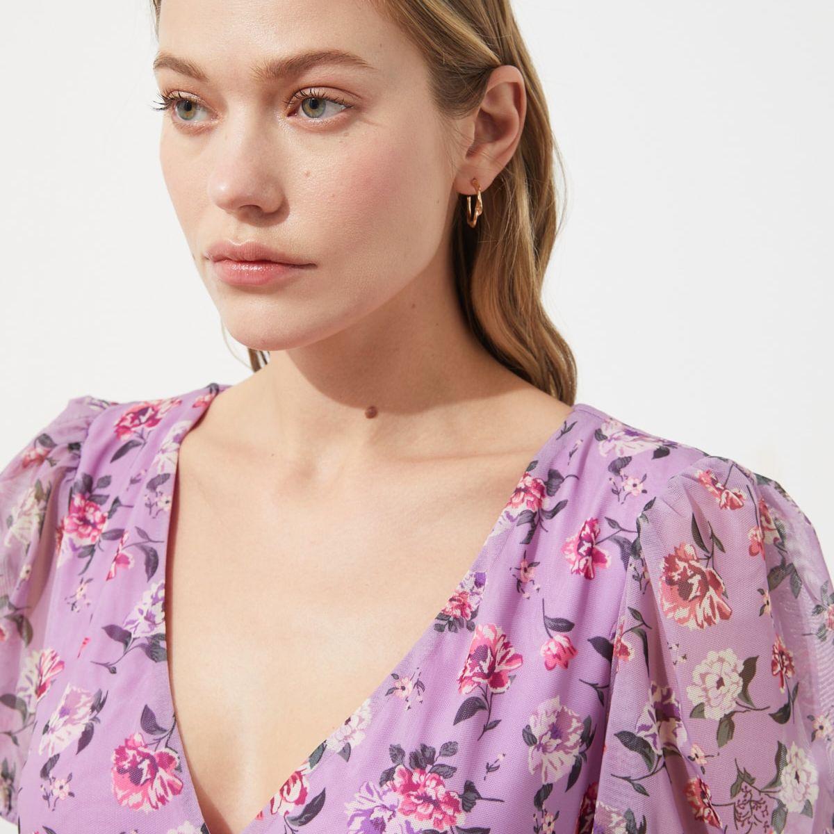 فستان ميدي باكمام منفوشة-women-clothing-dresses-image-3