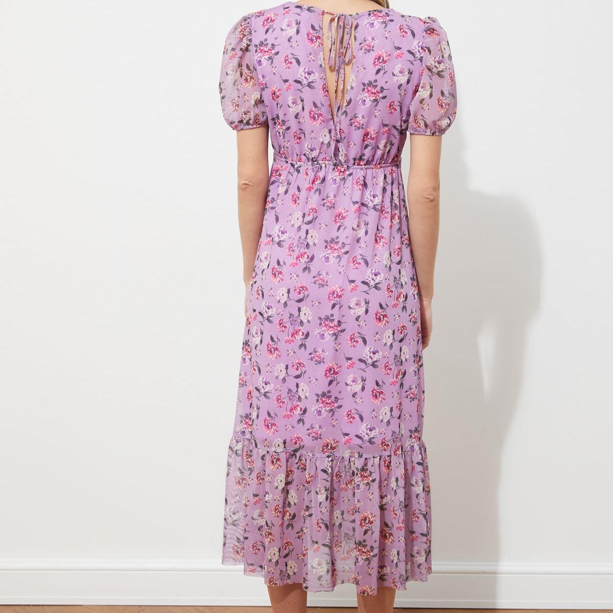 فستان ميدي باكمام منفوشة-women-clothing-dresses-image-5