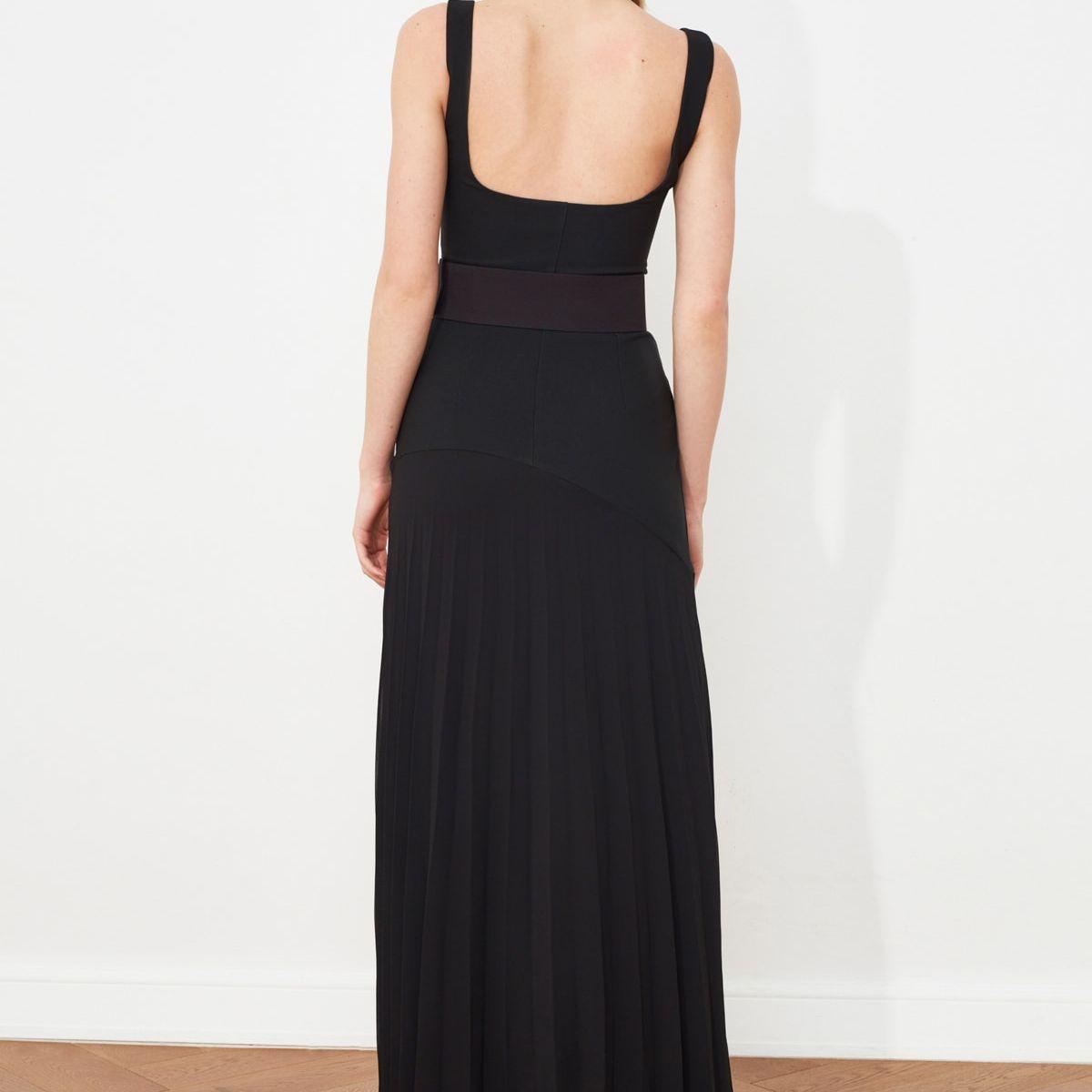 Trendyol Trendyol Sleeveless Sweetheart Neck Sheath Maxi Dress-women-clothing-dresses-image-5