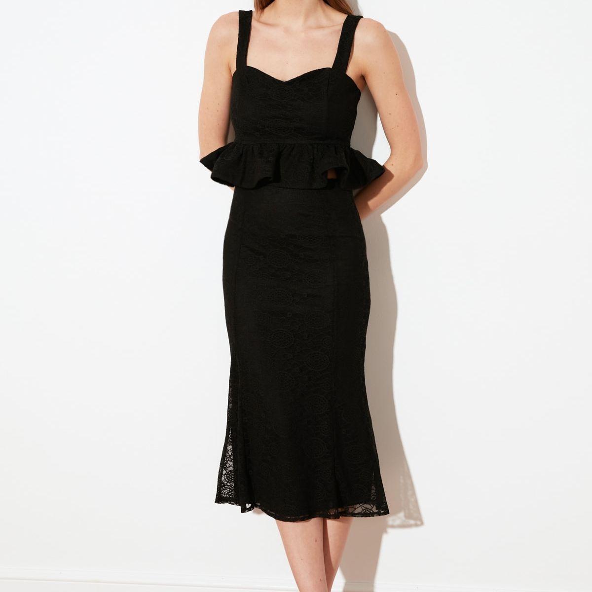 Trendyol Lace Insert Midi Skirt-women-clothing-bottoms-skirts-image-3