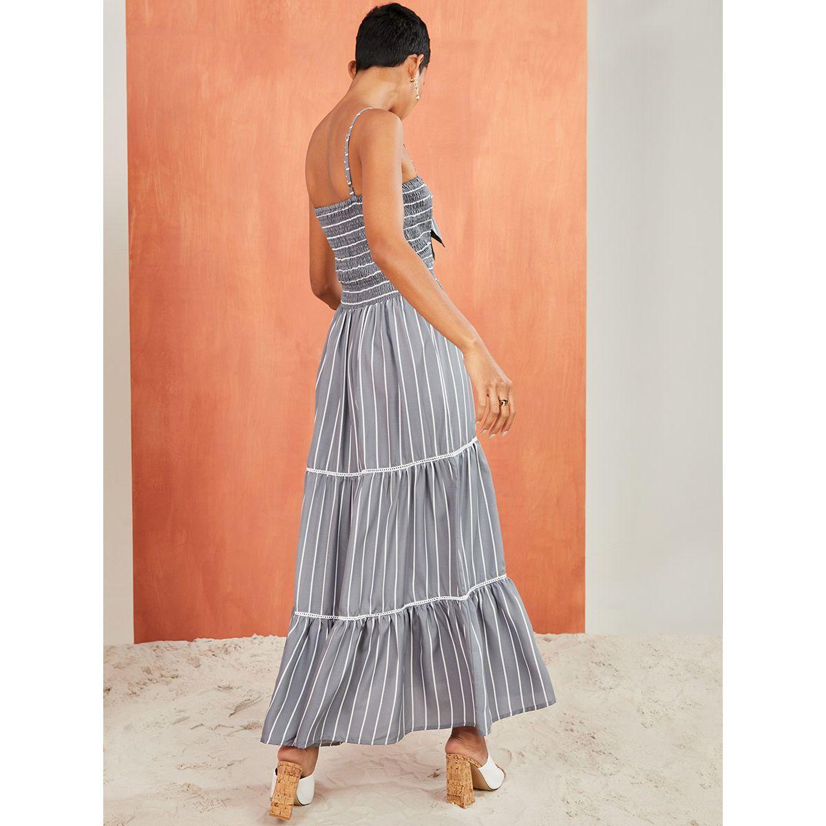 فستان طويل مخطط بكسرات من ريد تايب-women-clothing-dresses-image-4