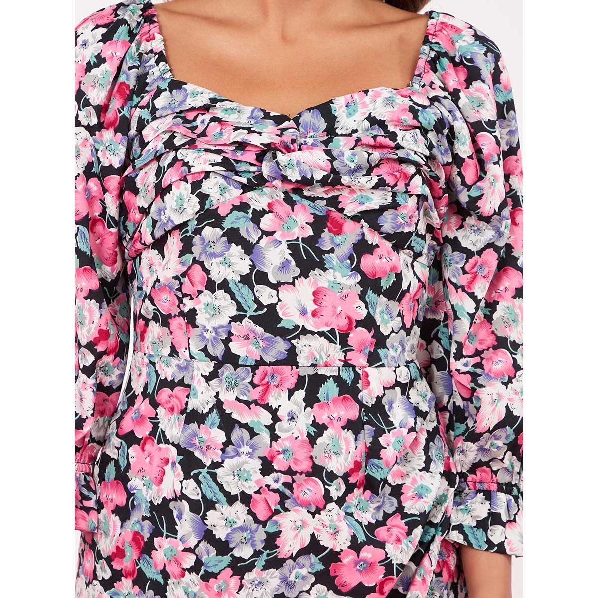 فستان قصير مطبع بزهور-women-clothing-dresses-image-5