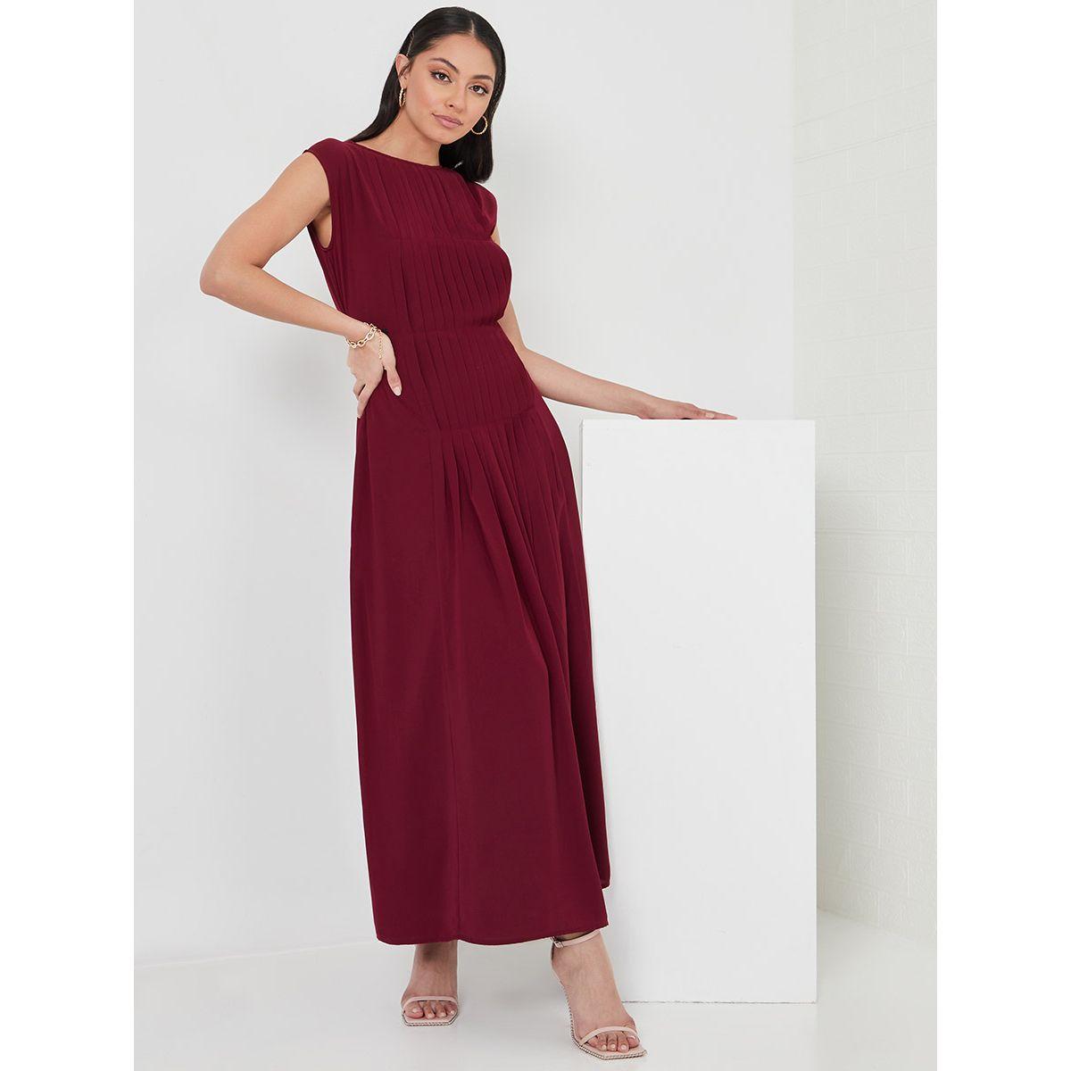 فستان طويل بلا اكمام من ستايلي-women-clothing-dresses-image-1