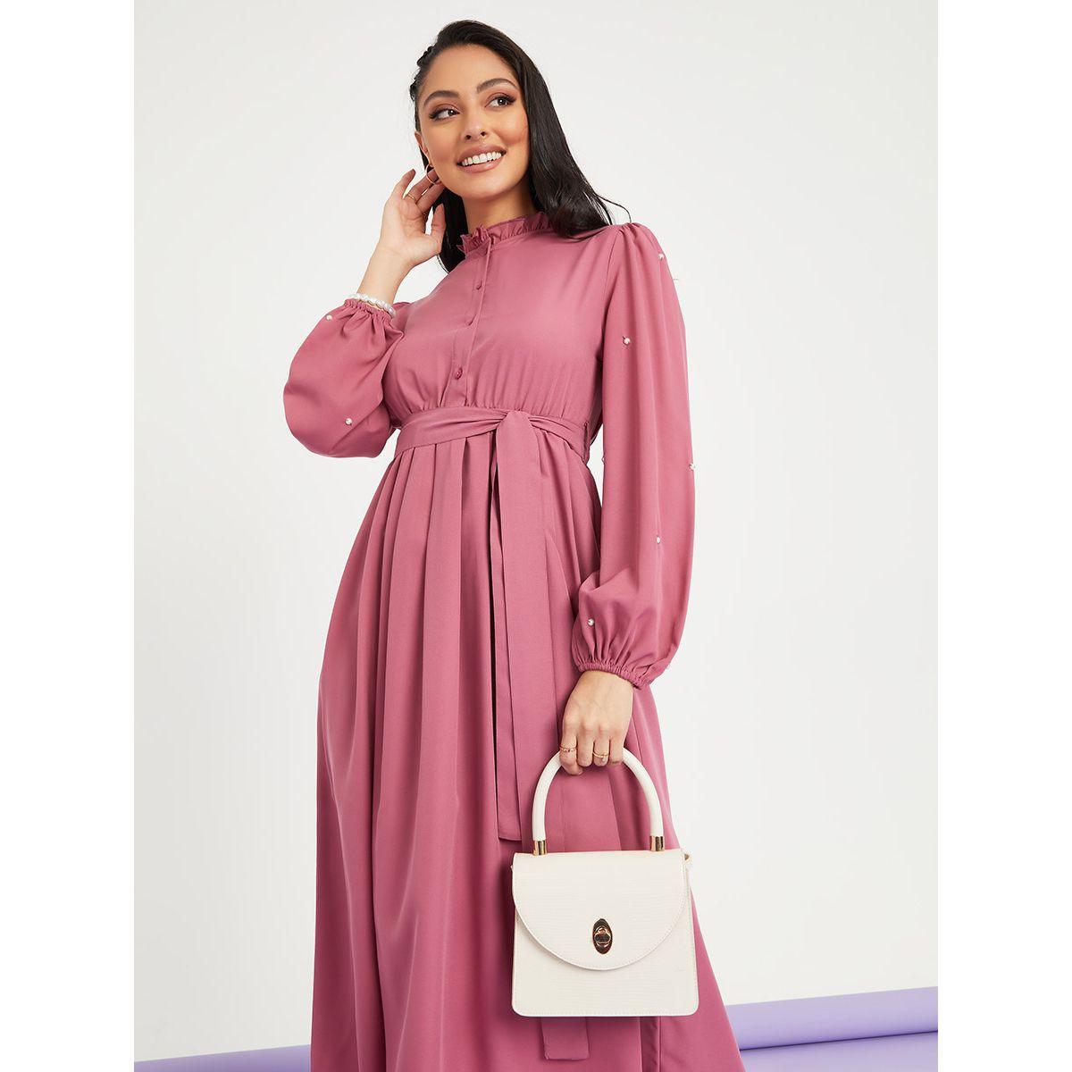 فستان ميدي باكمام طويلة من ريد تايب-women-clothing-dresses-image-2