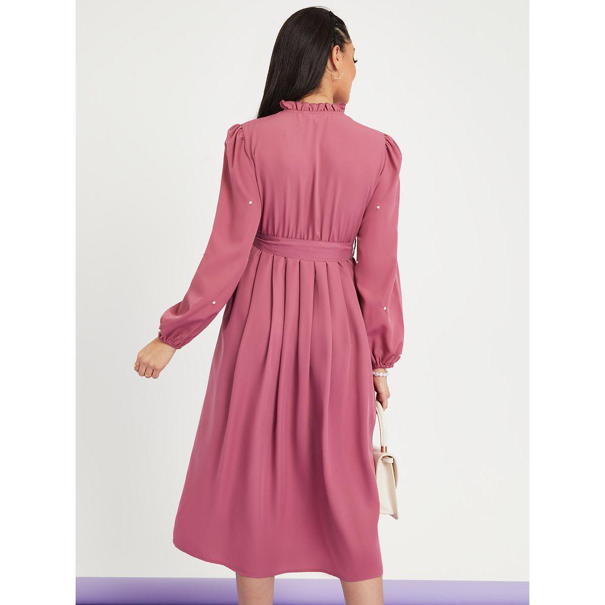 فستان ميدي باكمام طويلة من ريد تايب-women-clothing-dresses-image-4