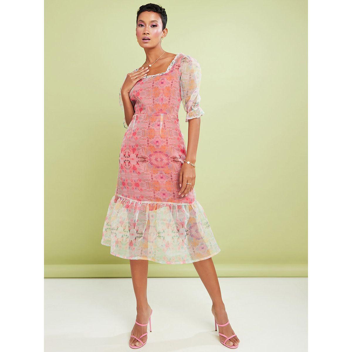 فستان طويلة مطبع بزهور من ستايلي-women-clothing-dresses-image-1