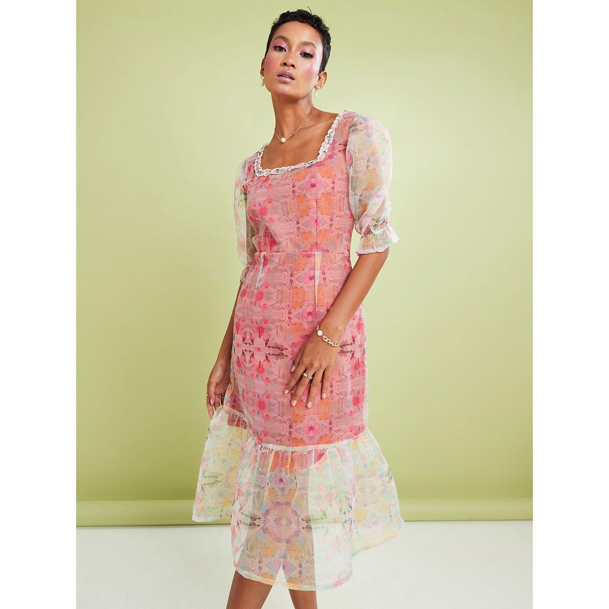 فستان طويلة مطبع بزهور من ستايلي-women-clothing-dresses-image-2
