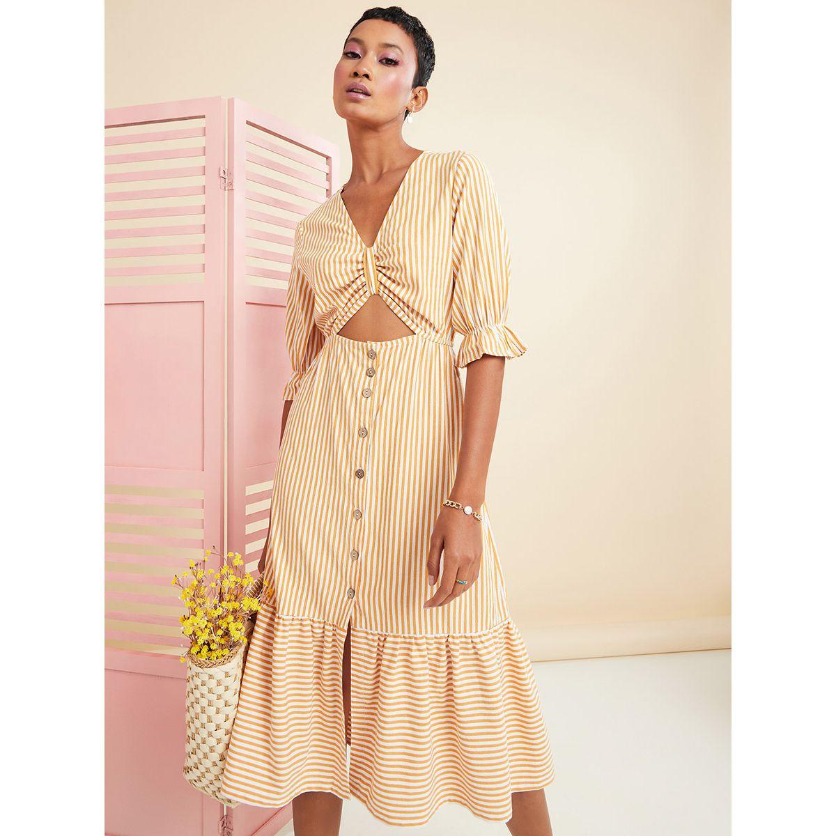 فستان طويل مخطط بكسرات-women-clothing-dresses-image-1