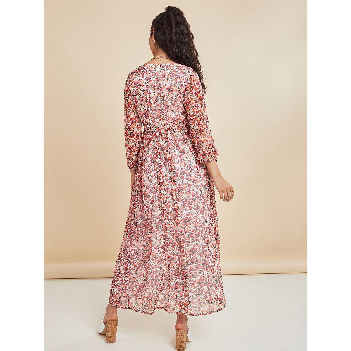 فستان طويل مطبع بزهور من ستايلي-women-clothing-dresses-image-4