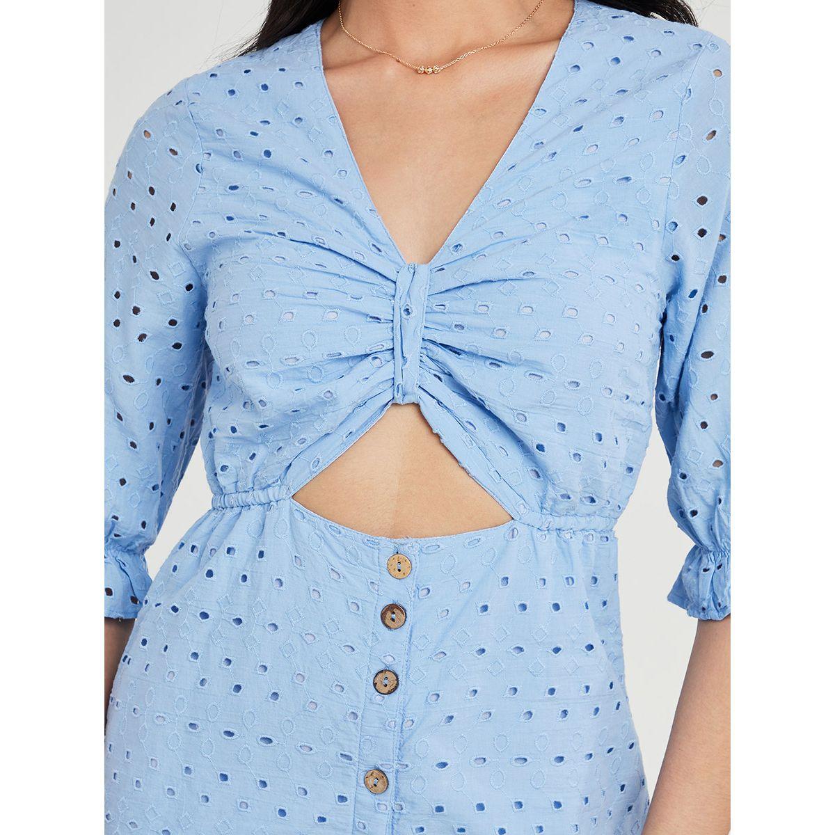 فستان ميدي بتداخلات دانتيل-women-clothing-dresses-image-3