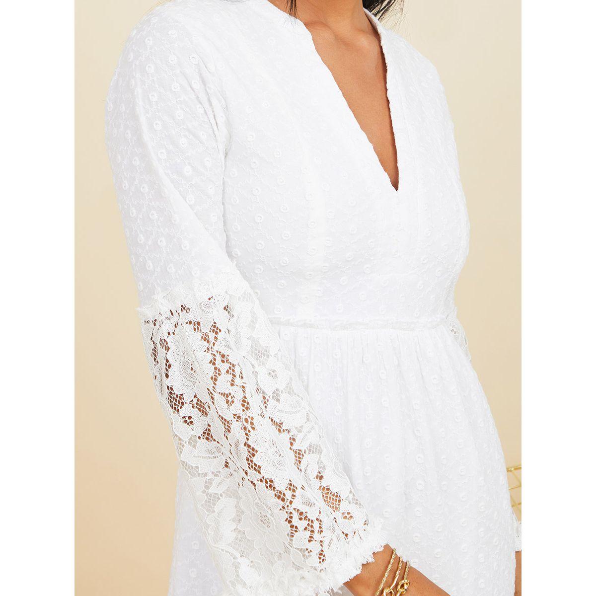 Styli Long Sleeves Lace Insert Tiered Maxi Dress with Notch Neck-women-clothing-dresses-image-4