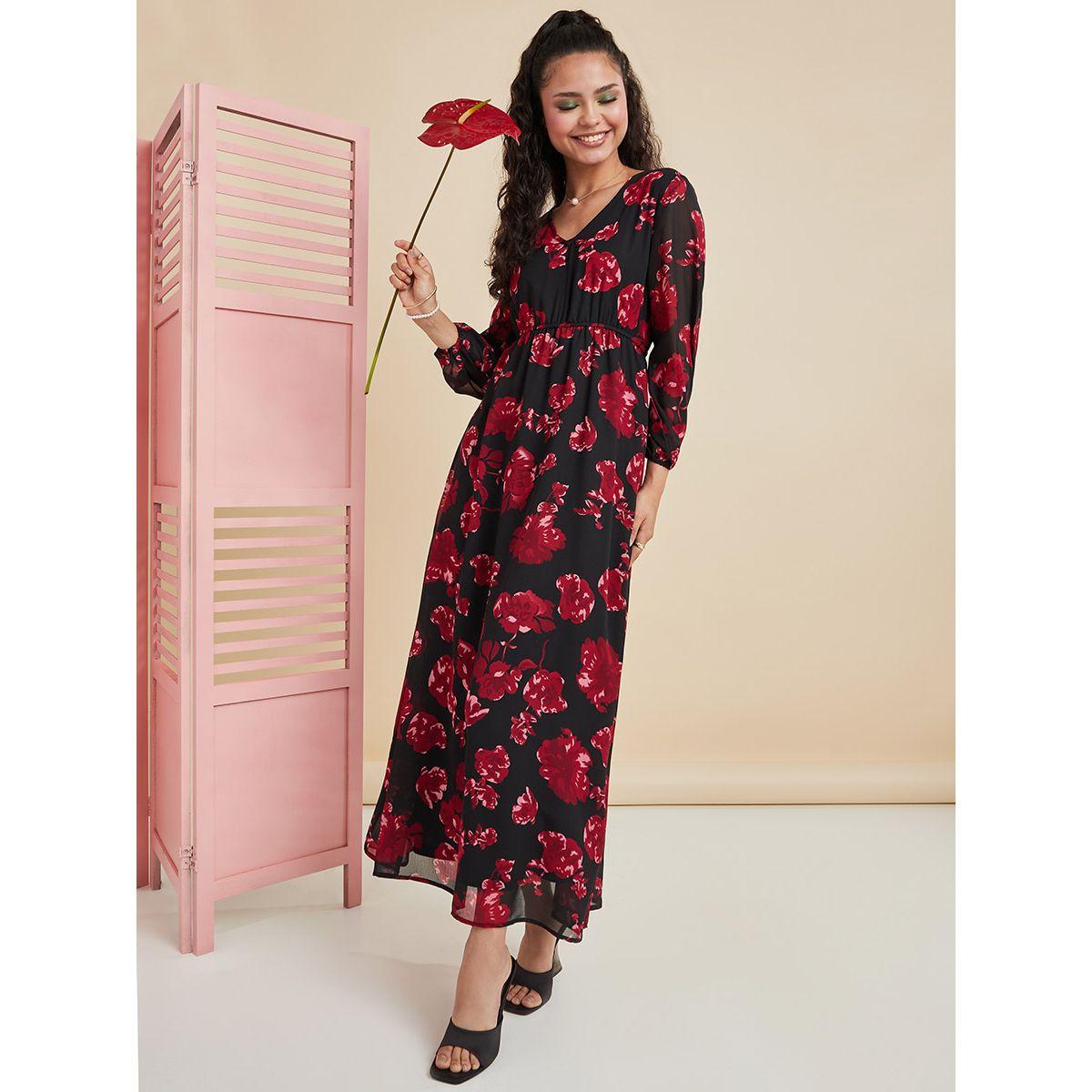 فستان طويل باكمام طويلة من ستايلي-women-clothing-dresses-image-1