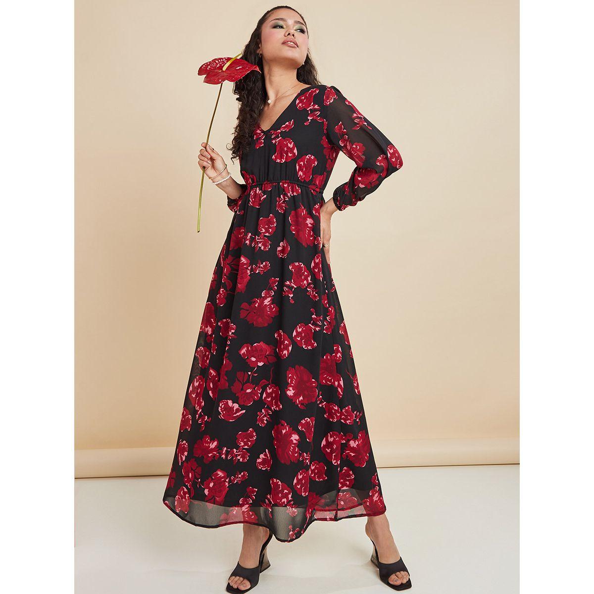 فستان طويل باكمام طويلة من ستايلي-women-clothing-dresses-image-3