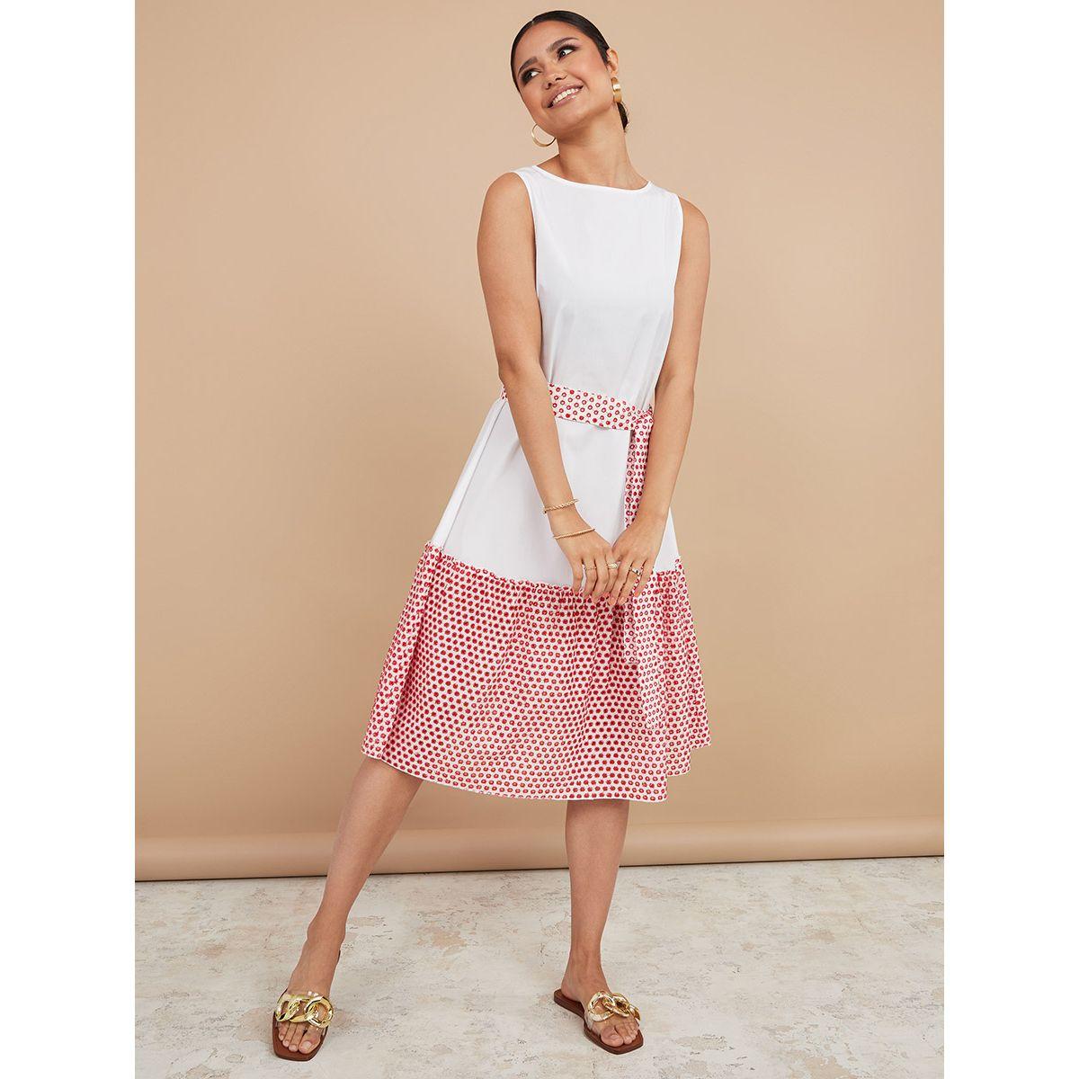 فستان ميدي بلا اكمام من ريد تايب-women-clothing-dresses-image-2