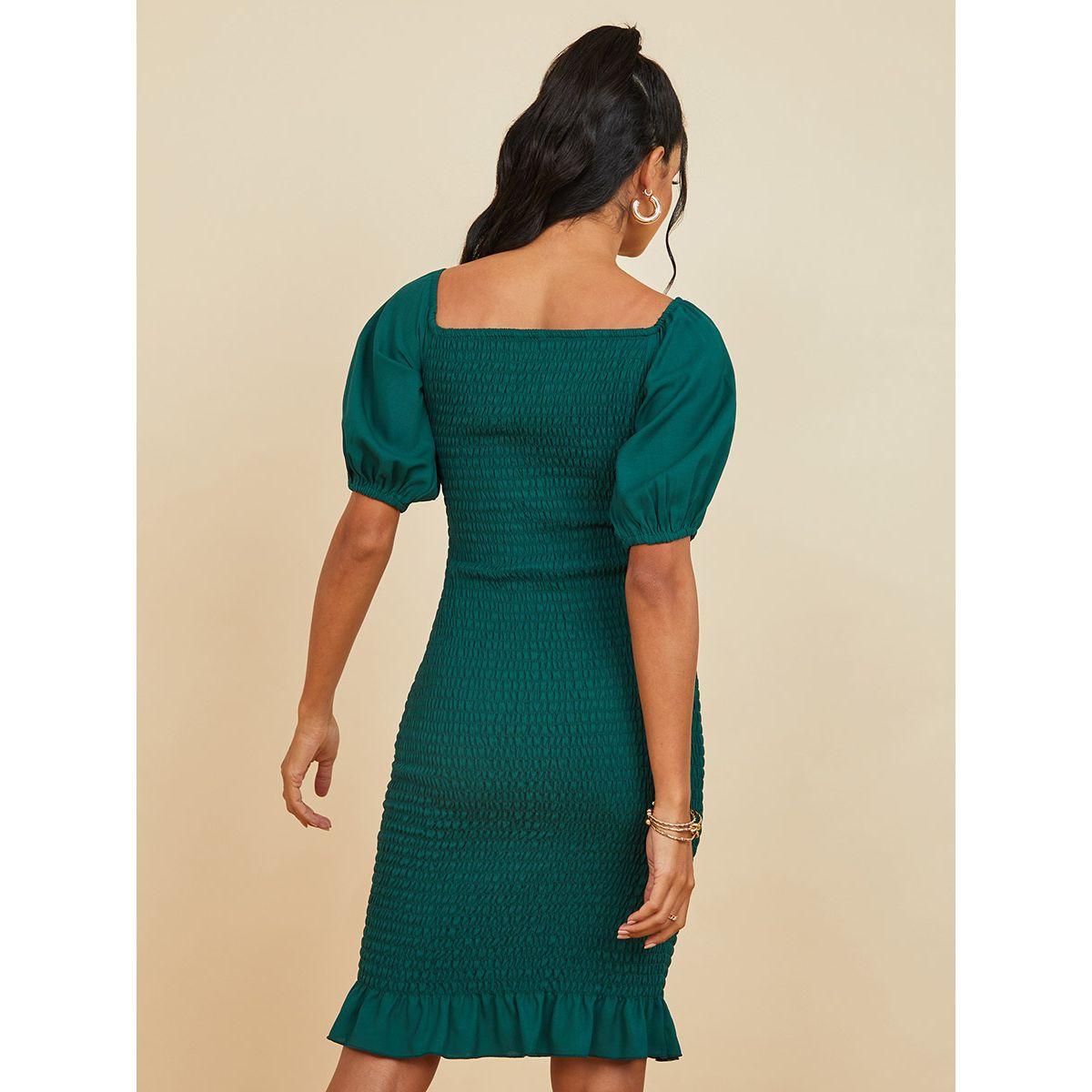فستان باكمام قصيرة ومنفوشة من ريد تايب-women-clothing-dresses-image-4