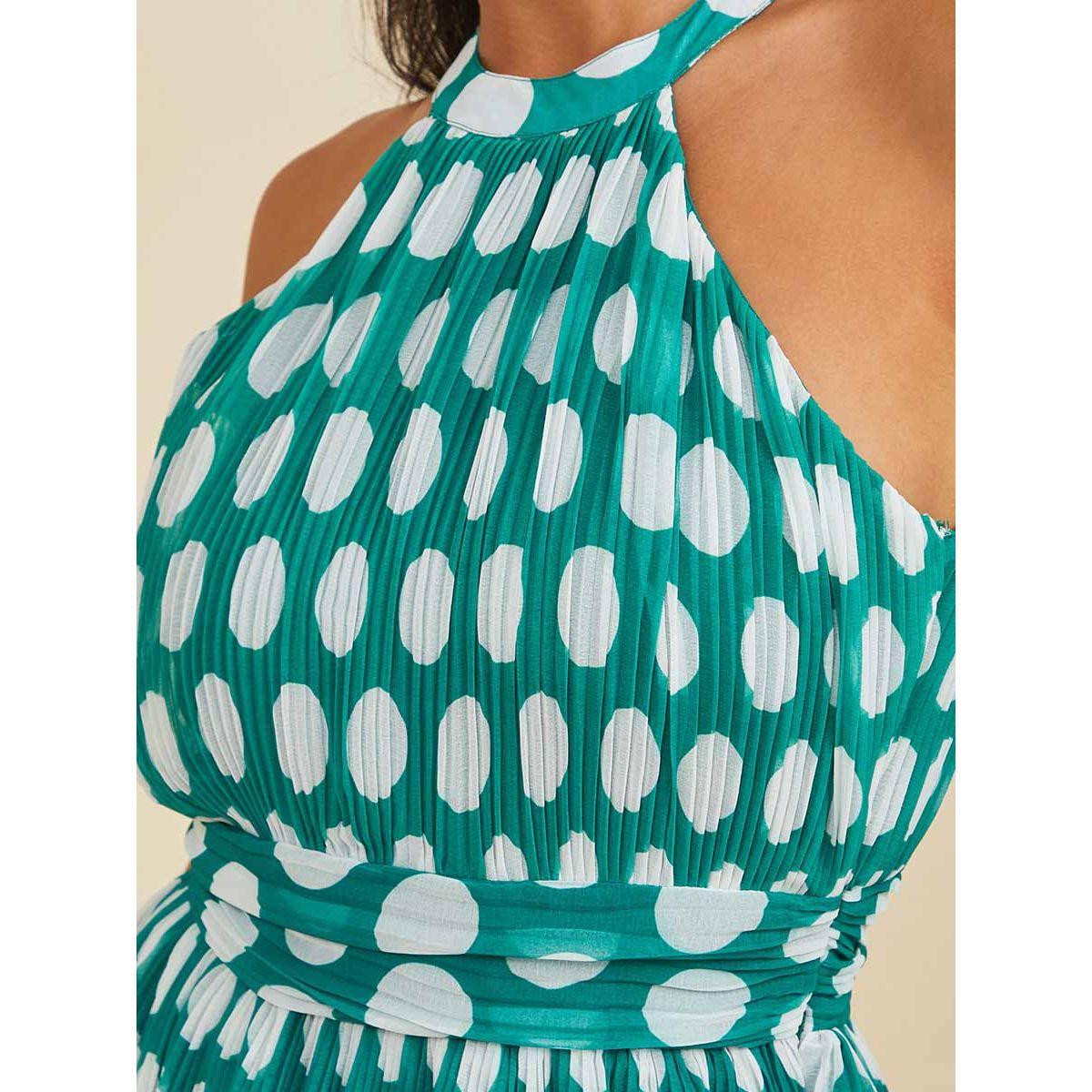 فستان طويل مطبع بنقاط بولكا من ريد تايب-women-clothing-dresses-image-3