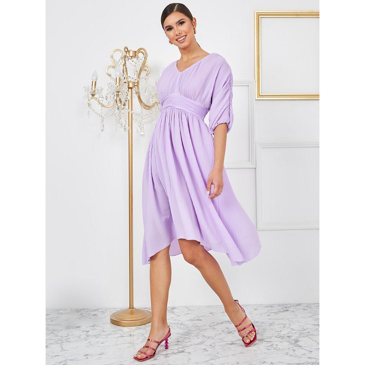 فستان ميدي بكسرات من ريد تايب-women-clothing-dresses-image-1