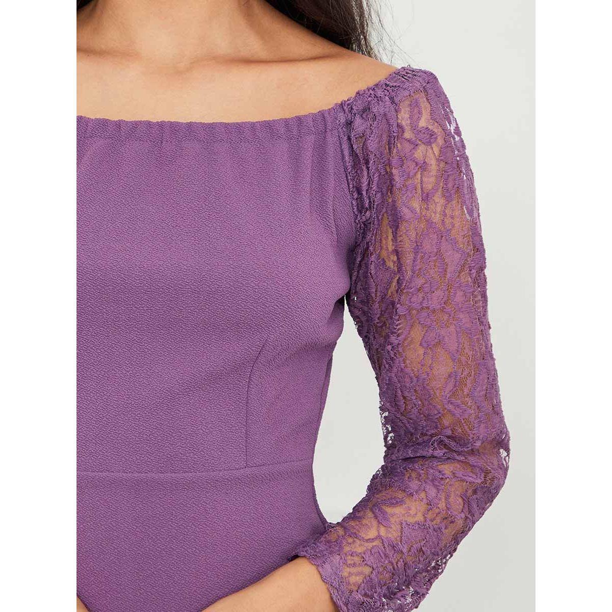 فستان ميدي بتداخلات دانتيل من ستايلي-women-clothing-dresses-image-3
