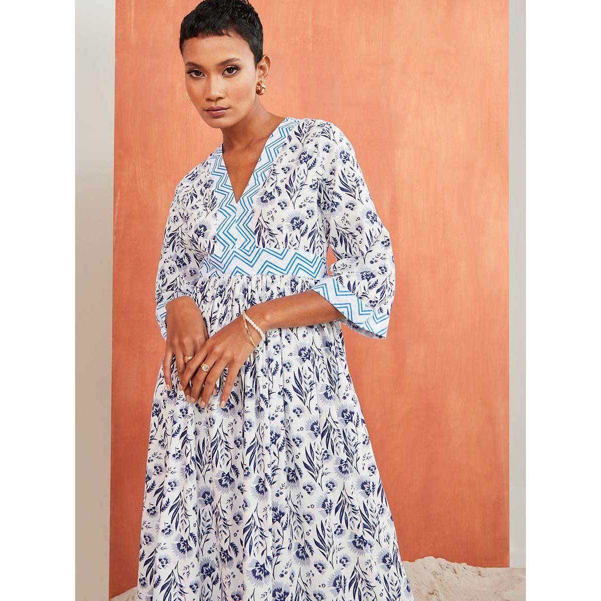 فستان طويل مطبع بزهور من ستايلي-women-clothing-dresses-image-2