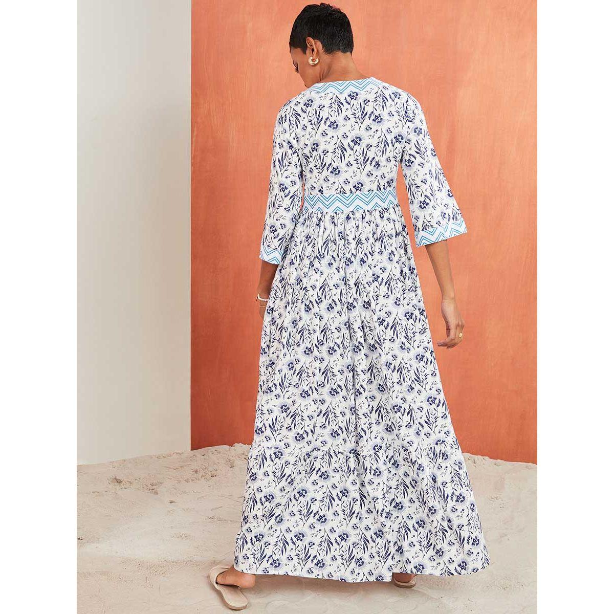 فستان طويل مطبع بزهور من ستايلي-women-clothing-dresses-image-4