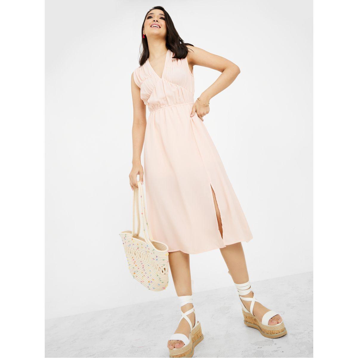 فستان ميدي مزين بفتحات من ريد تايب-women-clothing-dresses-image-2
