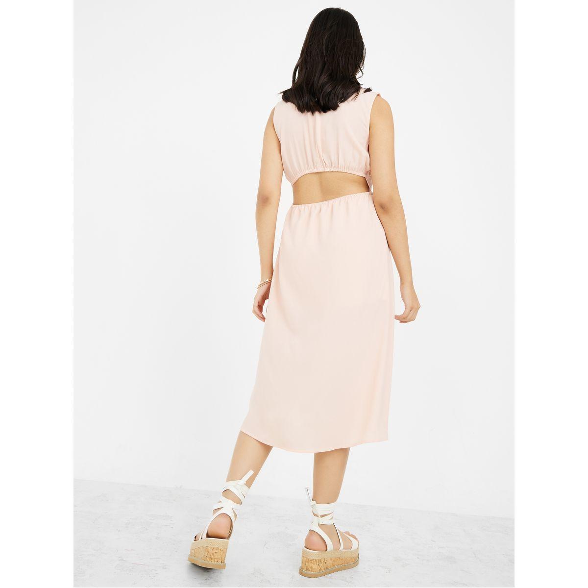 فستان ميدي مزين بفتحات من ريد تايب-women-clothing-dresses-image-4