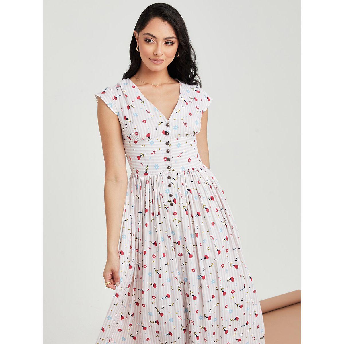 فستان طويل مطبع بزهور من ستايلي-women-clothing-dresses-image-2