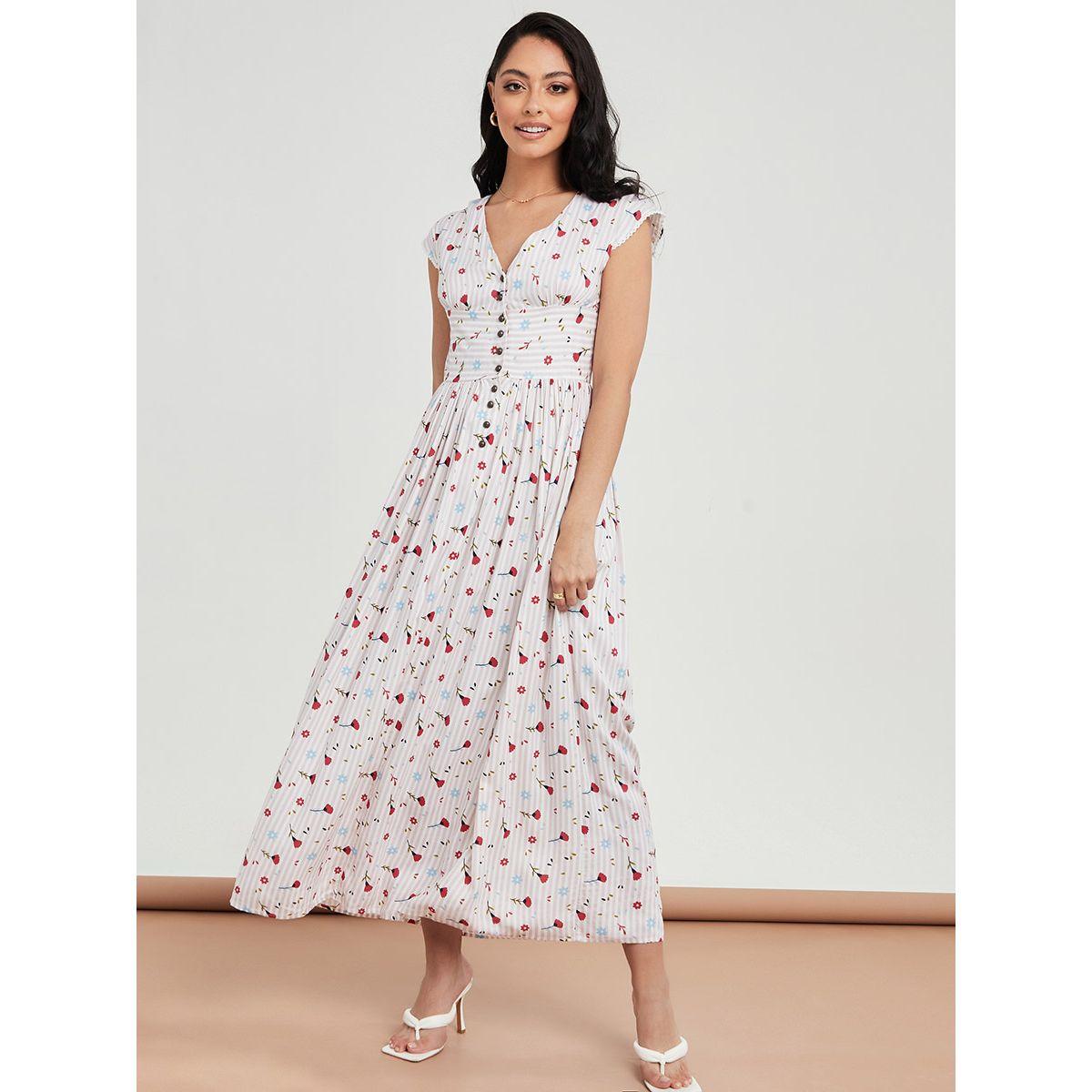 فستان طويل مطبع بزهور من ستايلي-women-clothing-dresses-image-5