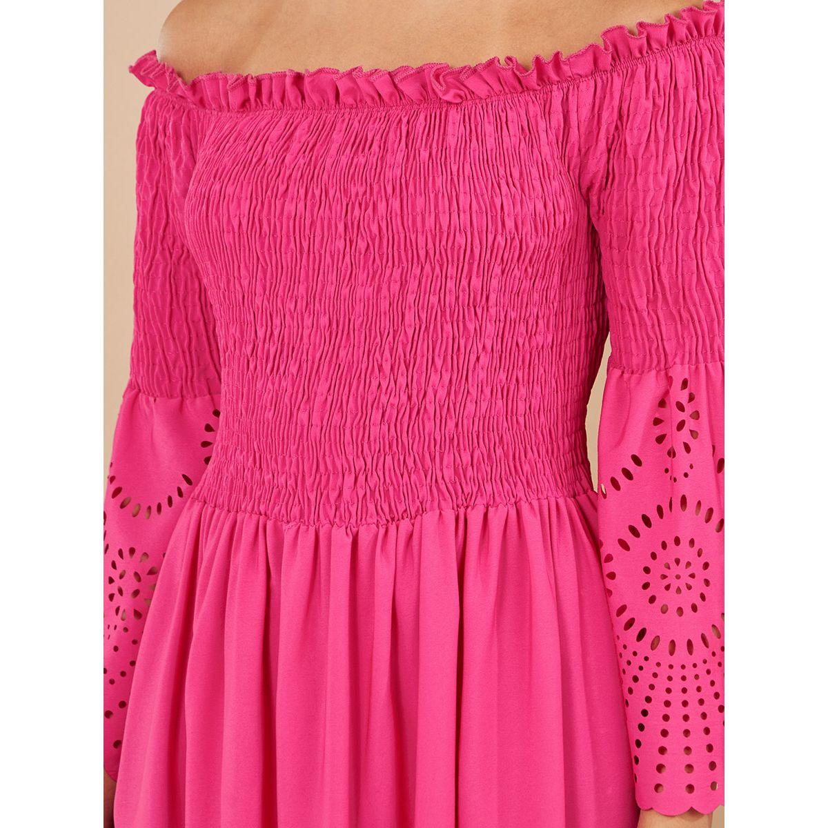 فستان ميدي باكتاف مكشوفة من ستايلي-women-clothing-dresses-image-3