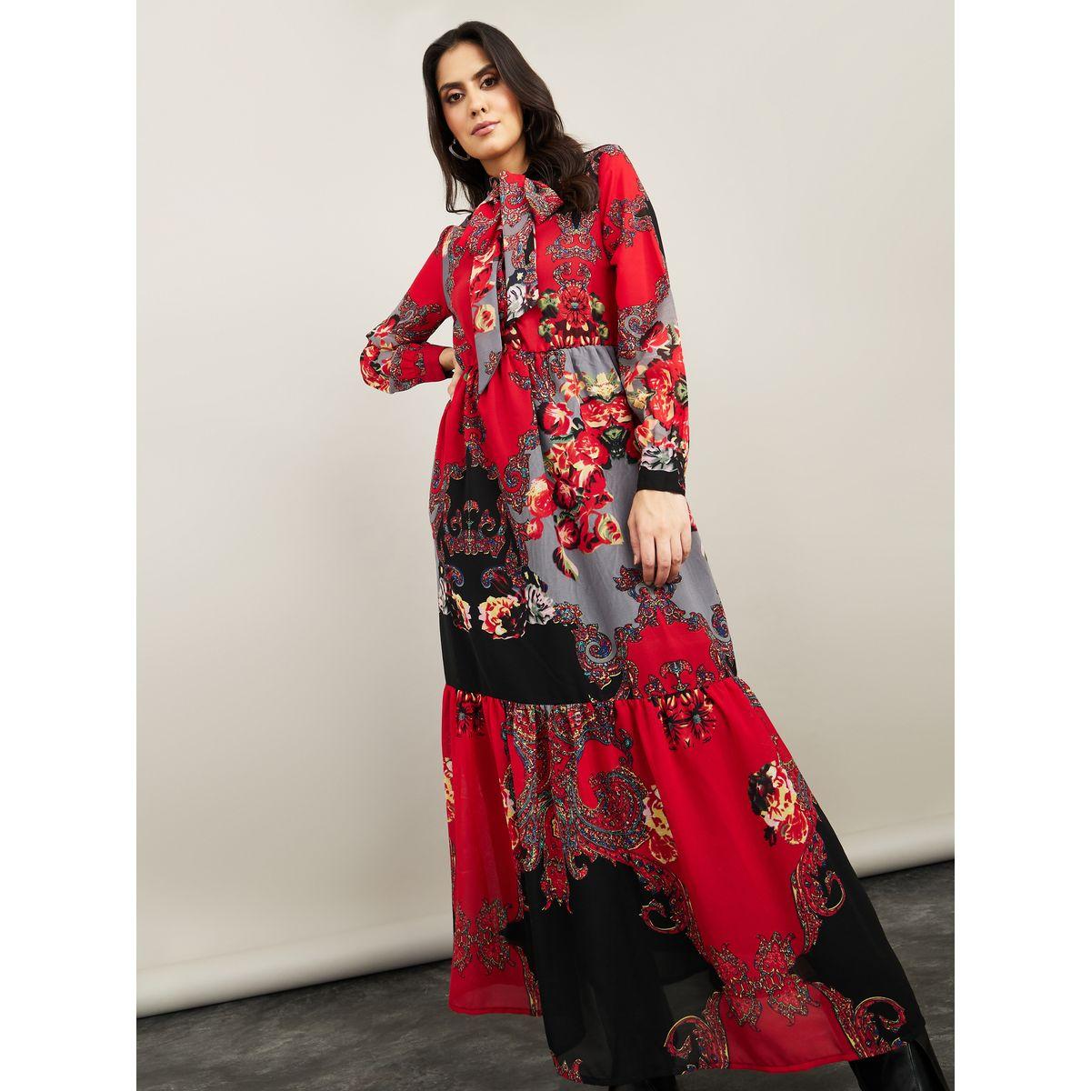 فستان طويل باكمام طويلة من ستايلي-women-clothing-dresses-image-1