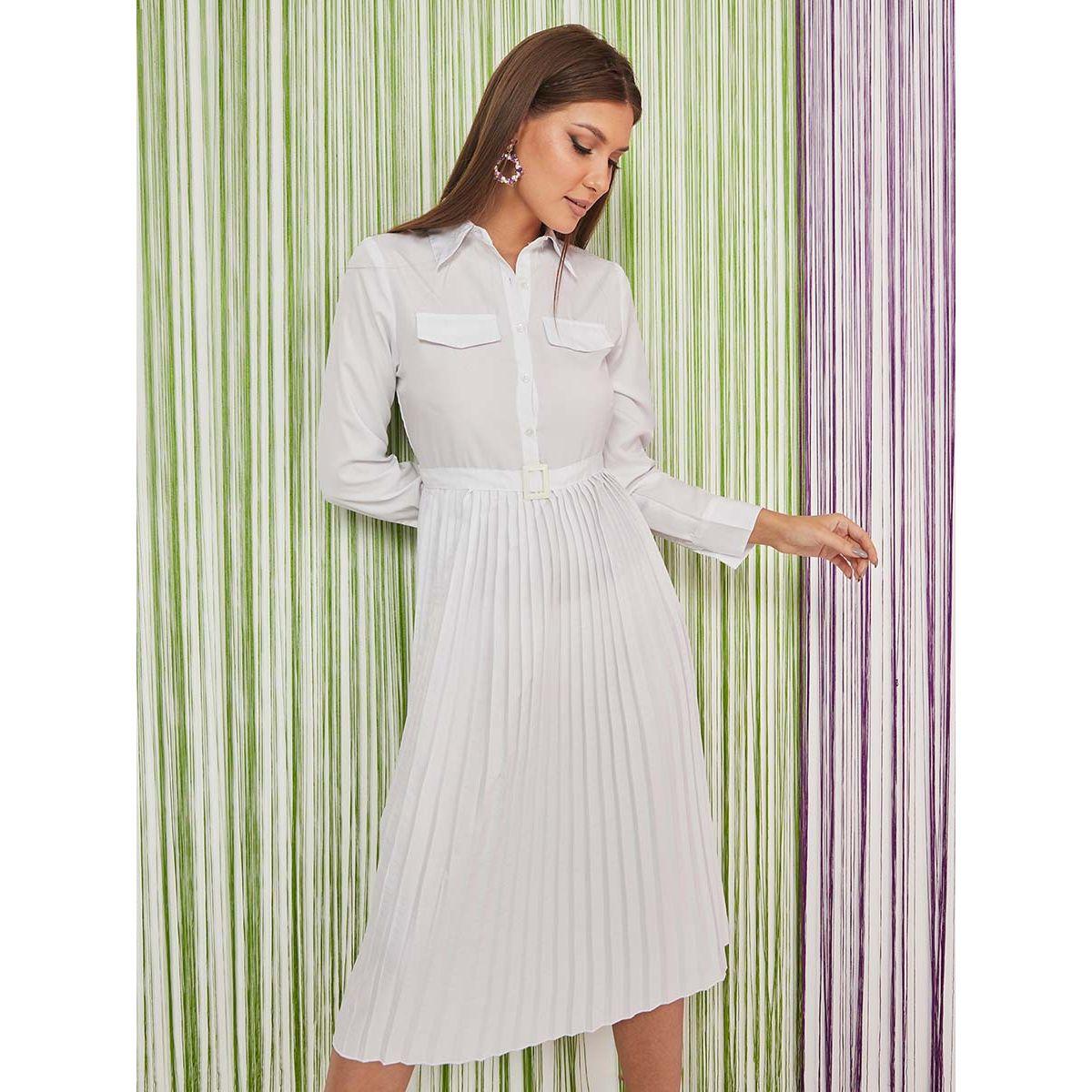 فستان ميدي باكمام طويلة من ستايلي-women-clothing-dresses-image-2