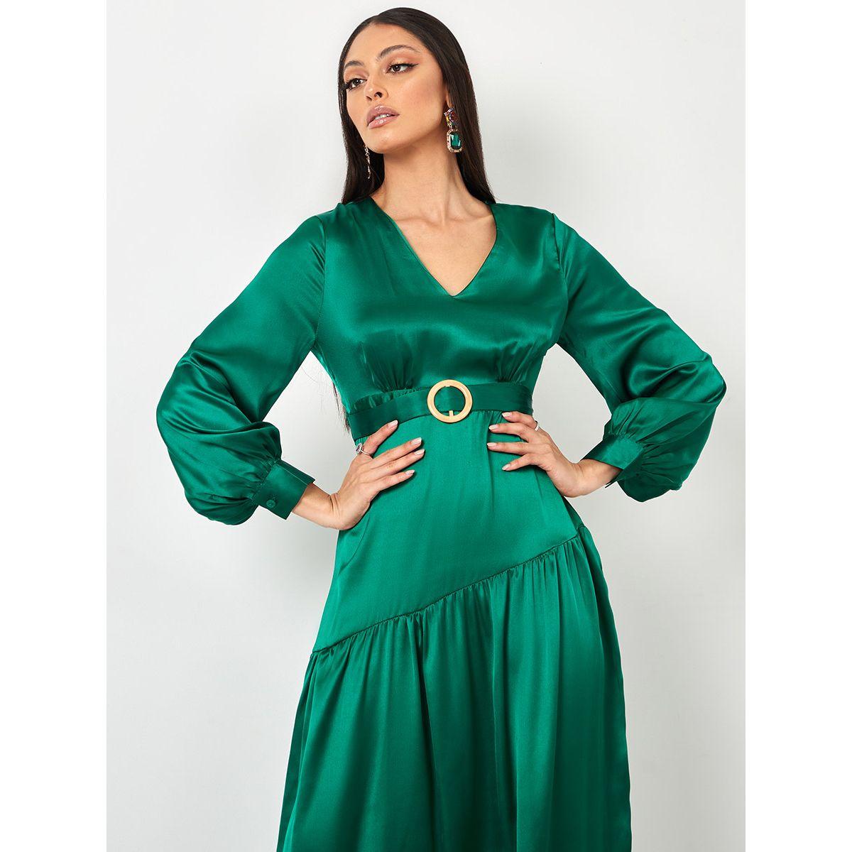 فستان طويل باكمام طويلة من ستايلي-women-clothing-dresses-image-2