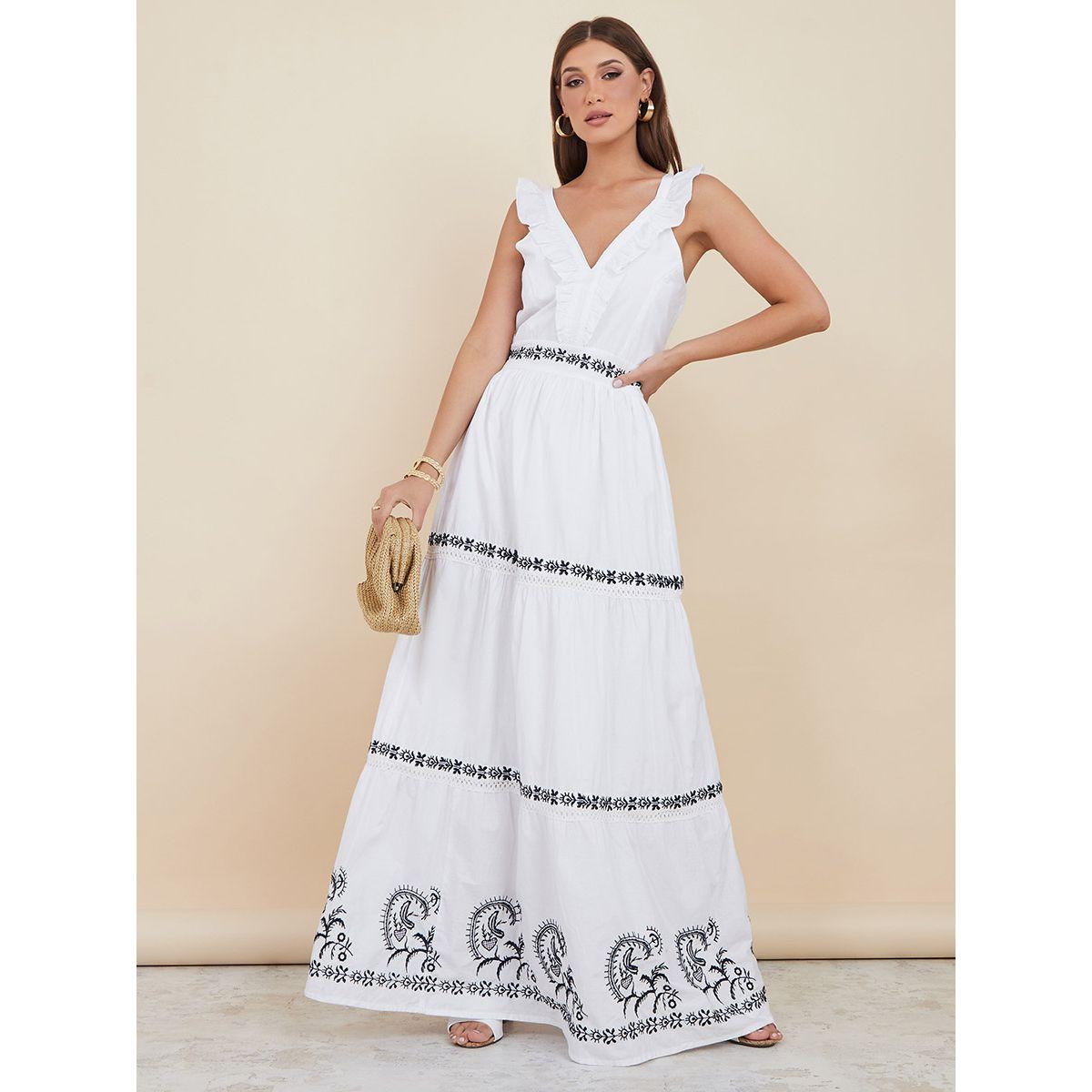 فستان طويل بلا اكمام من ستايلي-women-clothing-dresses-image-1