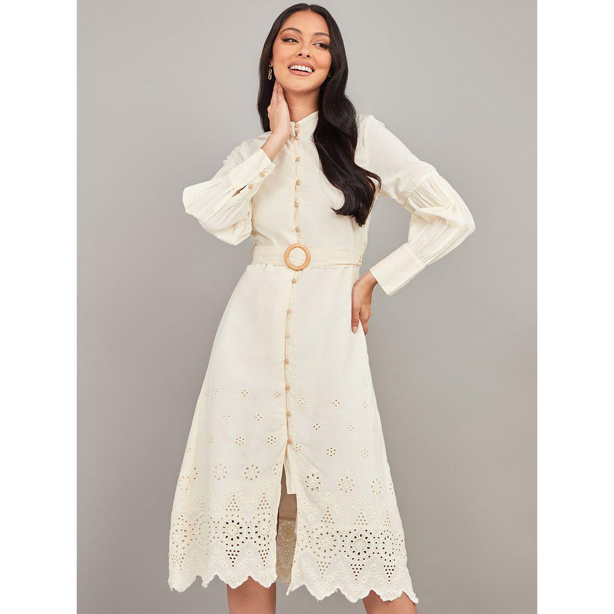 فستان ميدي باكمام طويلة من ستايلي-women-clothing-dresses-image-1