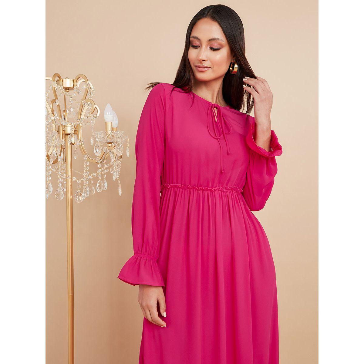 فستان طويل باكمام طويلة من ستايلي-women-clothing-dresses-image-2