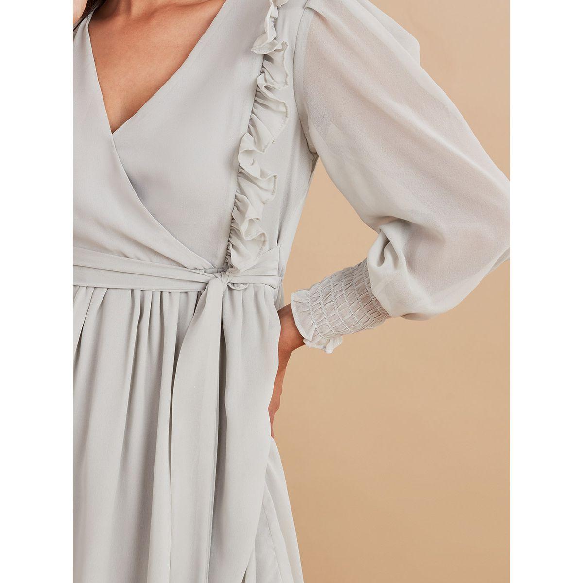 فستان ميدي بنمط لف من ستايلي-women-clothing-dresses-image-4