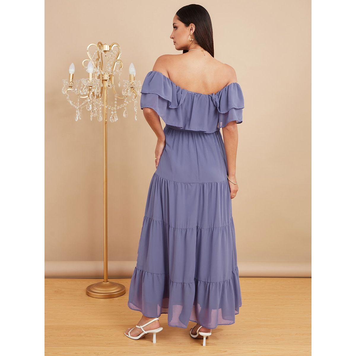 فستان طويل باكتاف مكشوفة من ستايلي-women-clothing-dresses-image-4