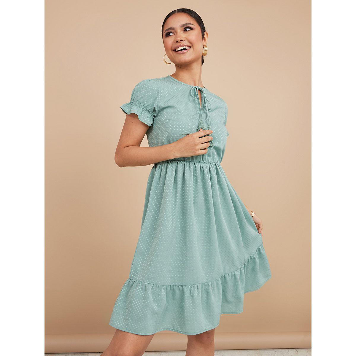 فستان باكمام قصيرة واساور من ريد تايب-women-clothing-dresses-image-3
